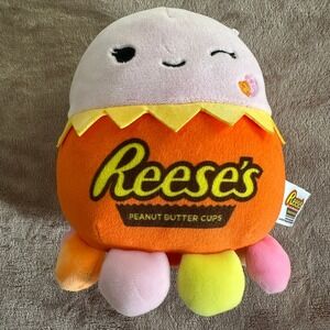 Squishmallow Jeanne the Reese's Peanut Butter Cup‎ Octopus Hershey Squad 5"
